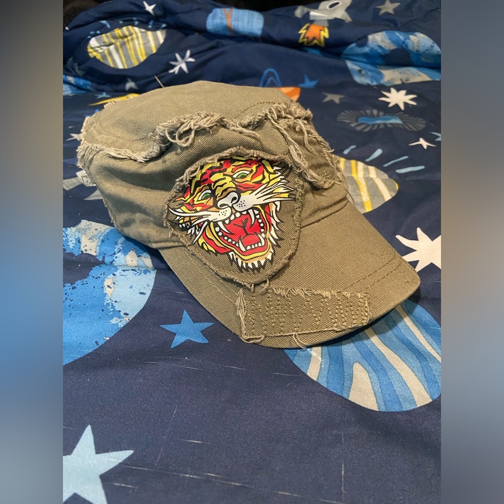 Y2K Ed Hardy Patrol Hat